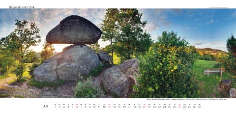Wackelstein Schwammerling im Naturpark Mühlviertel